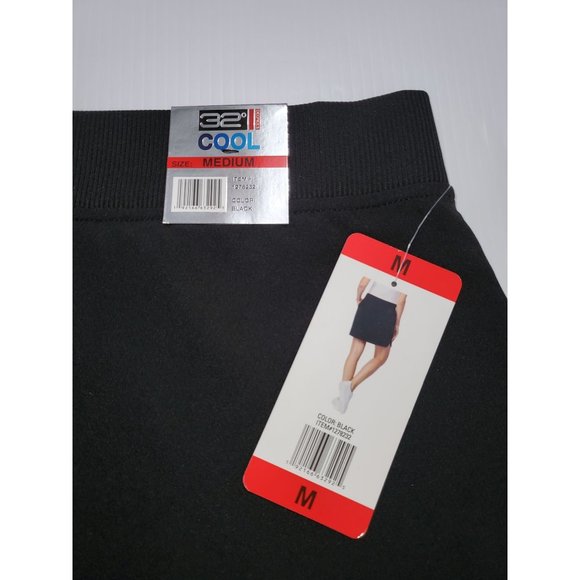 NWT 32 Degrees Cool Skort Black Pockets Size Medium 1025 - Picture 8 of 9